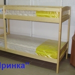 Двухярусные деревянные кровати
