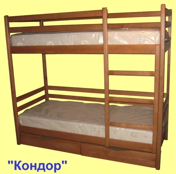 Двухярусные деревянные кровати 3